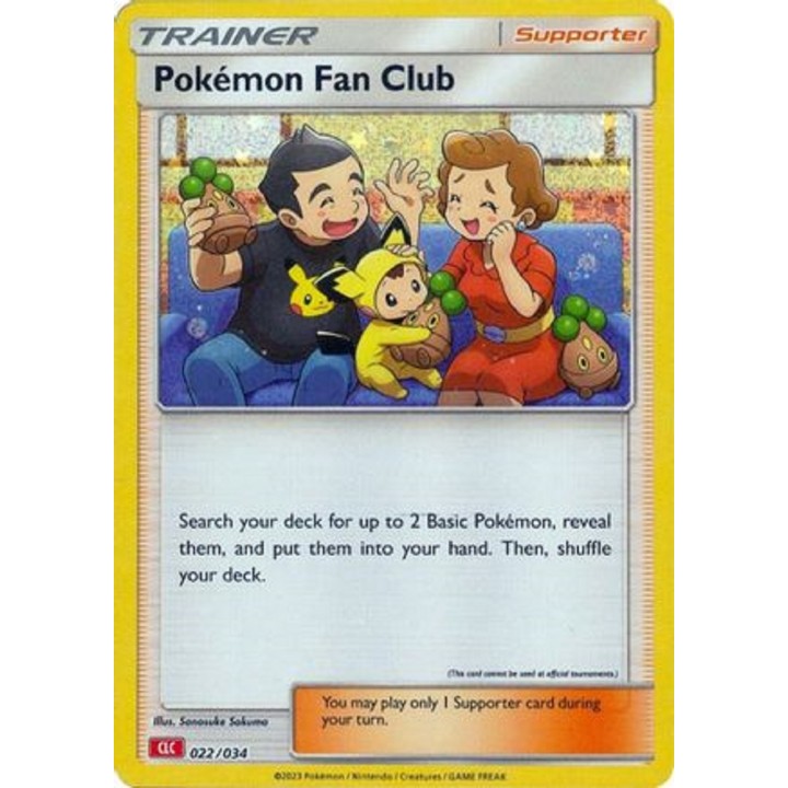 Fan Club Pokémon / Pokémon Fan Club - 022/034