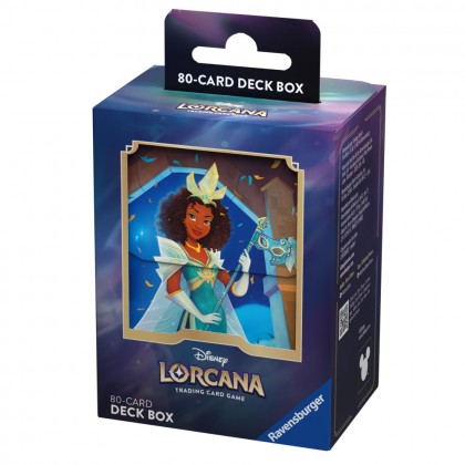 Deck Box - Lorcana - Tiana 80+ - Ciel Scintillant - Disney Lorcana