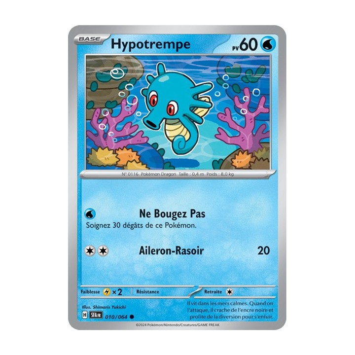 Hypotrempe - 010/064 - Pokémon - Fable Nébuleuse