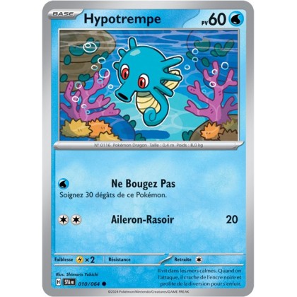 Hypotrempe - 010/064 - Pokémon - Fable Nébuleuse