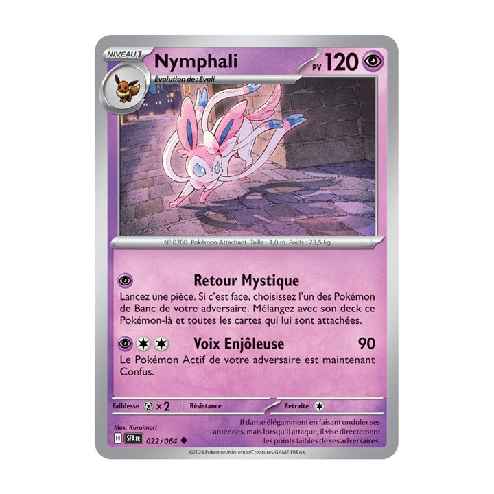 Nymphali - 022/064 - Pokémon - Fable Nébuleuse