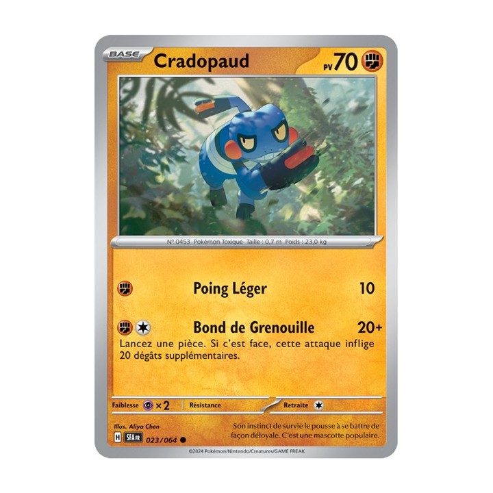 Cradopaud - 023/064 - Pokémon - Fable Nébuleuse