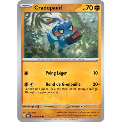 Cradopaud - 023/064 - Pokémon - Fable Nébuleuse