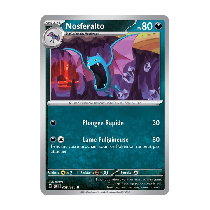 Nosferalto - 028/064 - Pokémon - Fable Nébuleuse