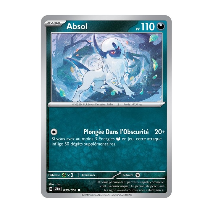 Absol - 030/064 - Pokémon - Fable Nébuleuse