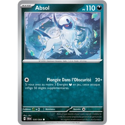 Absol - 030/064 - Pokémon - Fable Nébuleuse