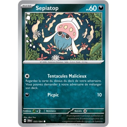 Sepiatop - 033/064 - Pokémon - Fable Nébuleuse