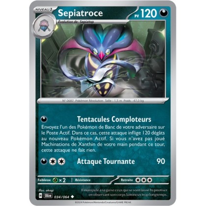 Sepiatroce - 034/064 - Pokémon - Fable Nébuleuse