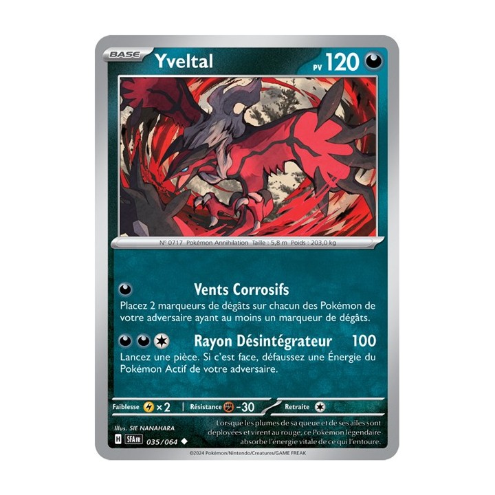 Yveltal - 035/064 - Pokémon - Fable Nébuleuse