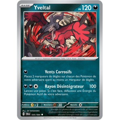 Yveltal - 035/064 - Pokémon - Fable Nébuleuse