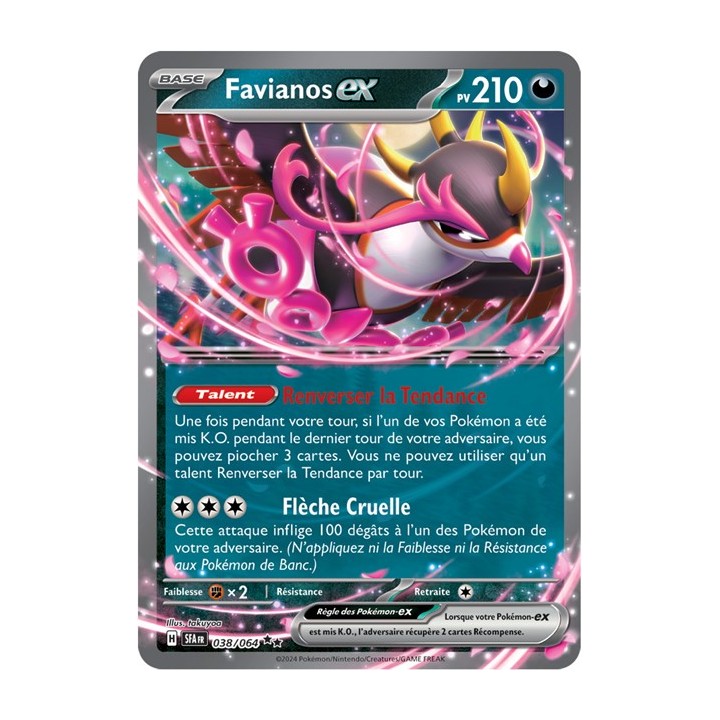 Favianos ex - 038/064 - Pokémon - Fable Nébuleuse