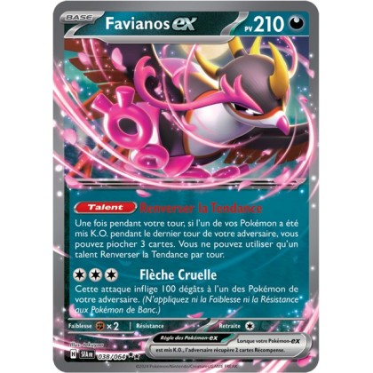 Favianos ex - 038/064 - Pokémon - Fable Nébuleuse