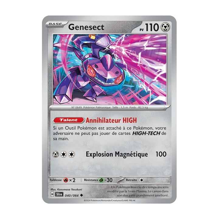 Genesect - 040/064 - Pokémon - Fable Nébuleuse