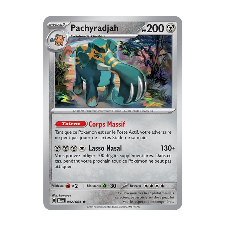 Pachyradjah - 042/064 - Pokémon - Fable Nébuleuse