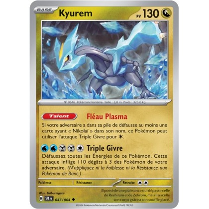 Kyurem - 047/064 - Pokémon - Fable Nébuleuse