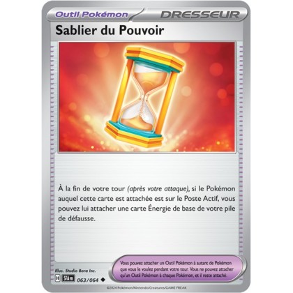 Sablier du Pouvoir - 063/064 - Pokémon - Fable Nébuleuse