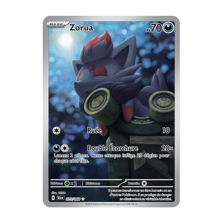 Zorua - 075/064 - Pokémon - Fable Nébuleuse