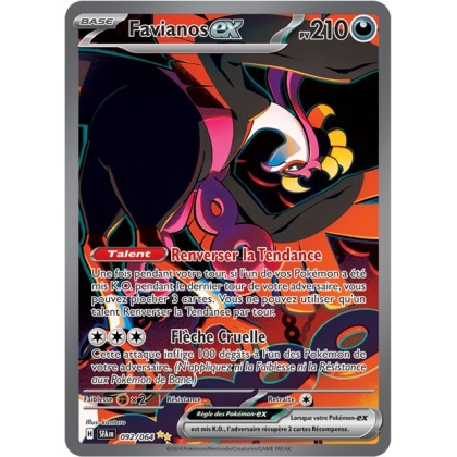 Favianos ex - 092/064 - Pokémon - Fable Nébuleuse