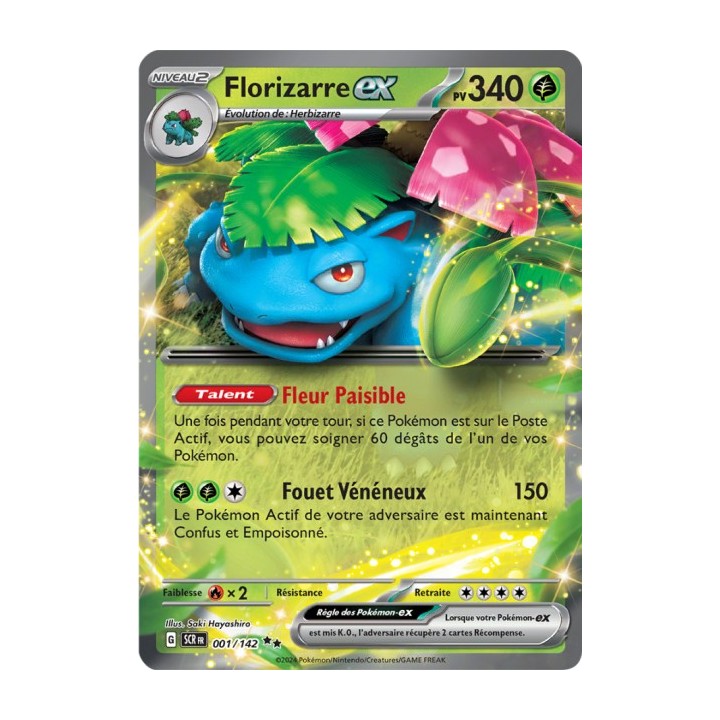 Florizarre ex - 001/142 - Pokémon - Couronne Stellaire