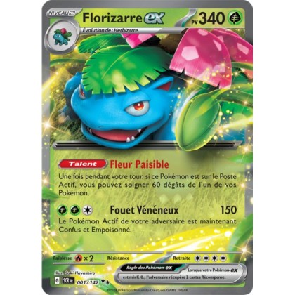 Florizarre ex - 001/142 - Pokémon - Couronne Stellaire