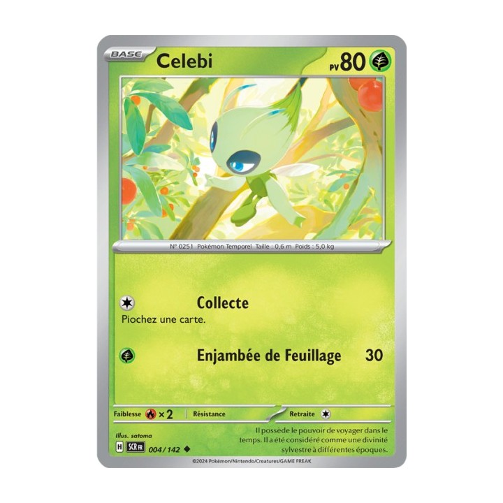 Celebi - 004/142 - Pokémon - Couronne Stellaire