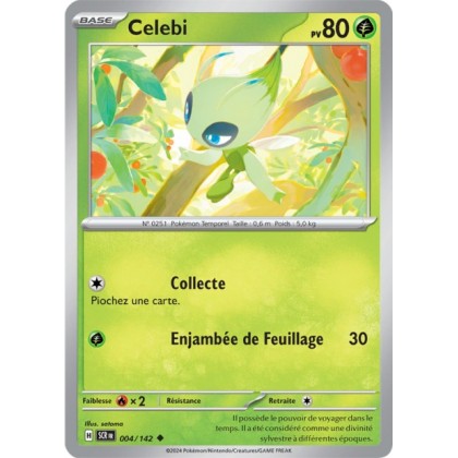 Celebi - 004/142 - Pokémon - Couronne Stellaire