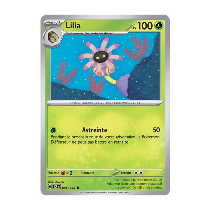 Lilia - 005/142 - Pokémon - Couronne Stellaire