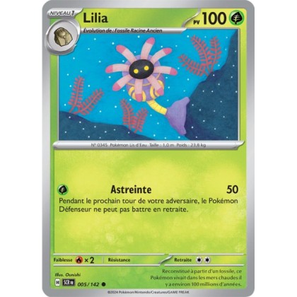 Lilia - 005/142 - Pokémon - Couronne Stellaire