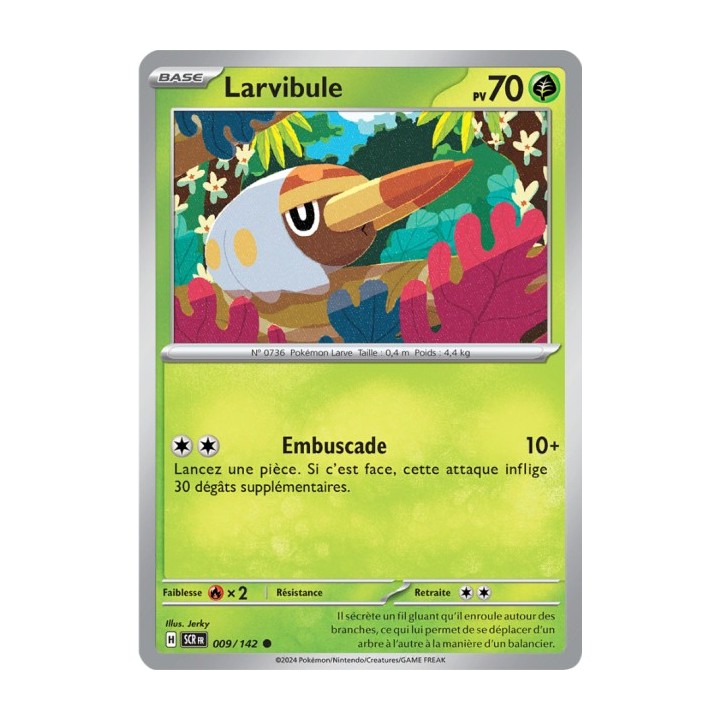 Larvibule - 009/142 - Pokémon - Couronne Stellaire