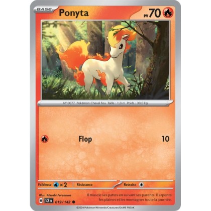 Ponyta - 019/142 - Pokémon - Couronne Stellaire