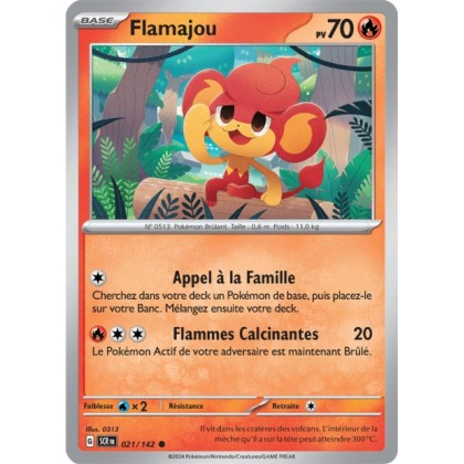 Flamajou - 021/142 - Pokémon - Couronne Stellaire