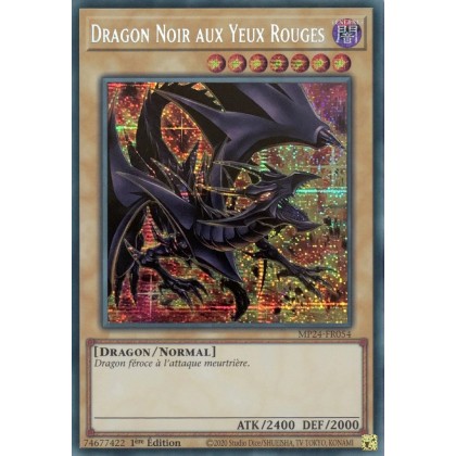 Dragon Noir aux Yeux Rouges - MP24-FR054