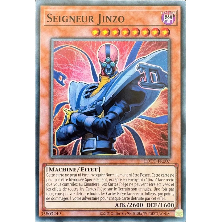 Seigneur Jinzo (V.2 - Super Rare) - LODT-FR007