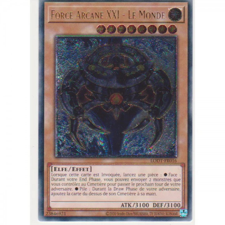 Force Arcane XXI - Le Monde (V.4 - Ultimate Rare) - LODT-FR016