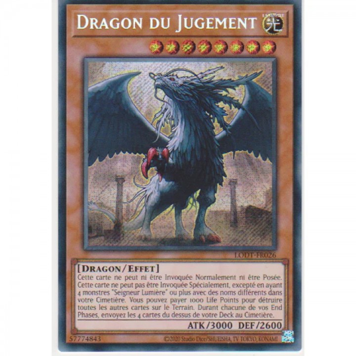 Dragon du Jugement (V.2 - Secret Rare) - LODT-FR026