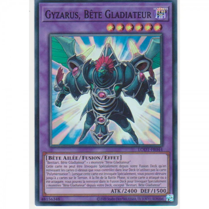 Gyzarus, Bête Gladiateur (V.2 - Super Rare) - LODT-FR044