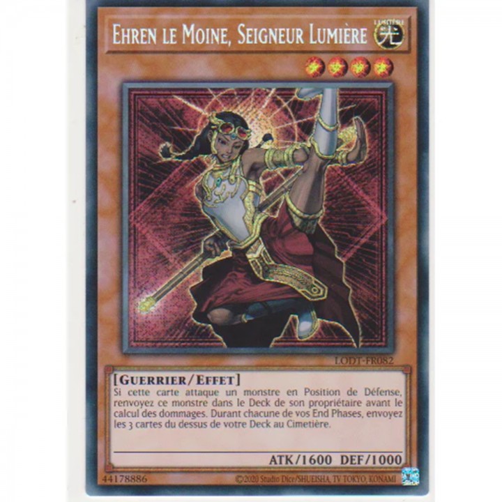 Ehren le Moine, Seigneur Lumière (V.2 - Secret Rare) - LODT-FR082