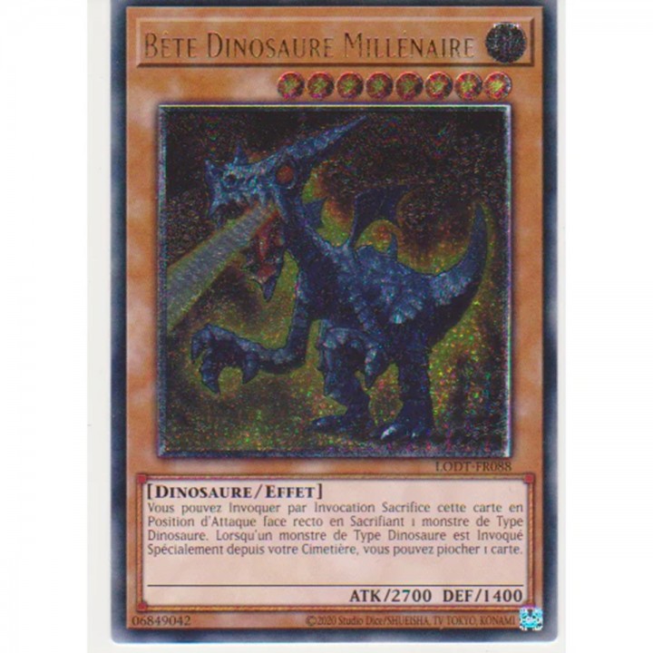 Bête Dinosaure Millénaire (V.4 - Ultimate Rare) - LODT-FR088