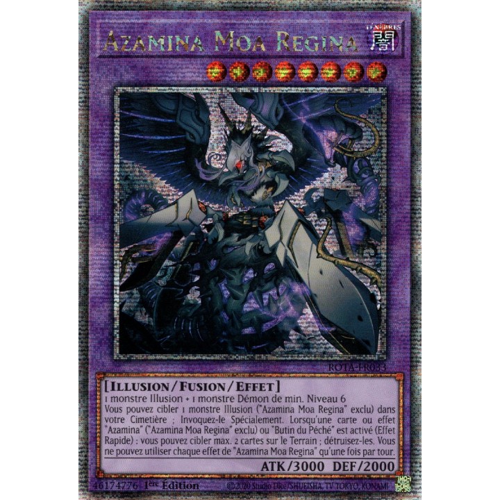 Azamina Moa Regina (V.2 - Quarter Century Secret Rare) - ROTA-FR033