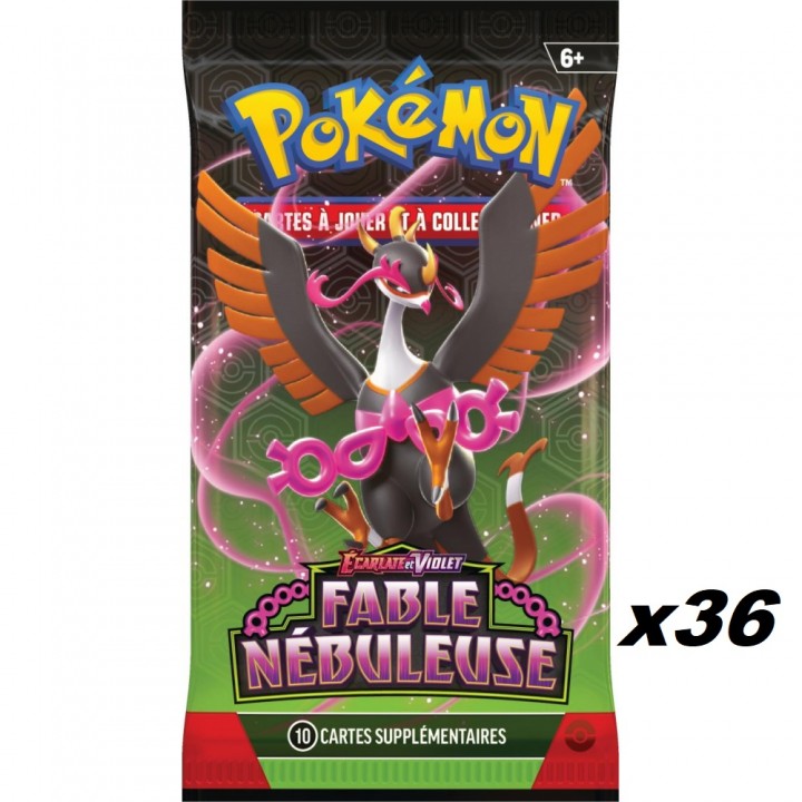 Lot de 36 Boosters Fable Nébuleuse EV06.5 - Pokémon