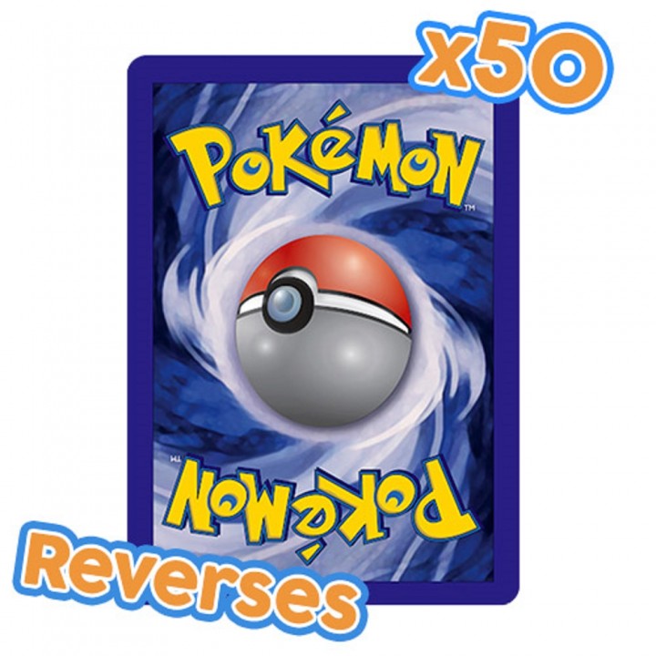 Lot de 50 cartes Pokémon Reverse