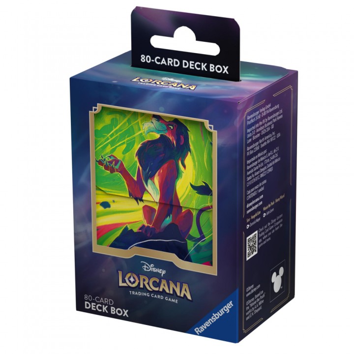 Deck Box Scar 80+ La Mer Azurite (Chapitre 6) - Disney Lorcana