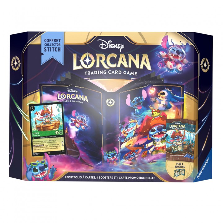 Coffret Collector Stitch La Mer Azurite (Chapitre 6) - Disney Lorcana