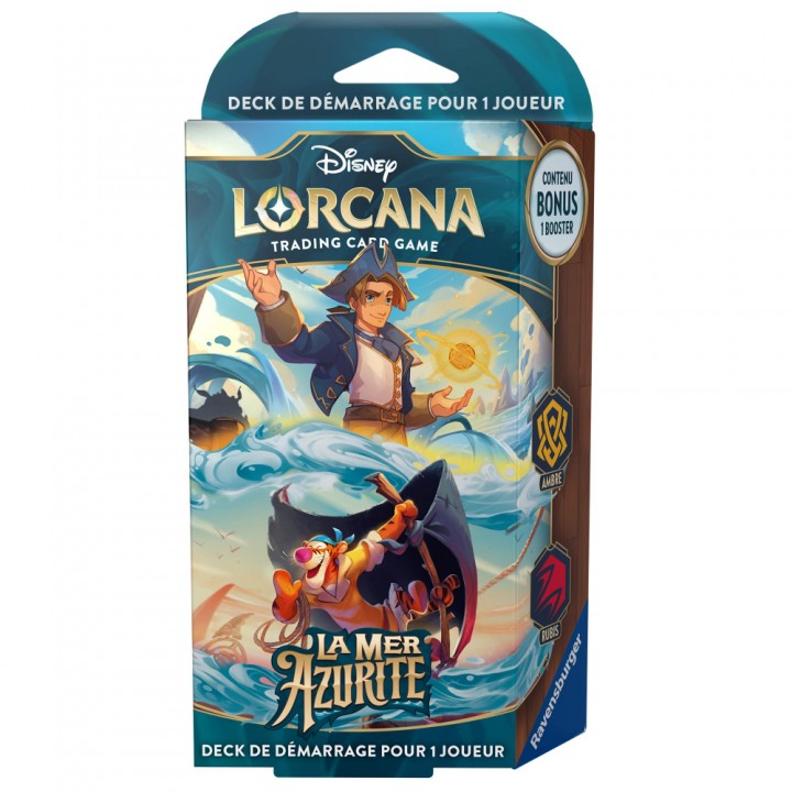 Deck de démarrage Jim Hawkins et Tigrou La Mer Azurite (Chapitre 6) - Disney Lorcana