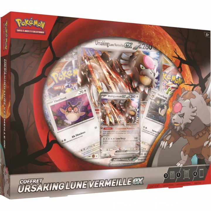 Pokémon - Coffret Novembre 2024 : Ursaking Lune Vermeille ex