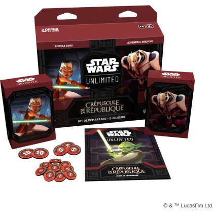 Star Wars Unlimited - Crépuscule de la République - Kit de Démarrage