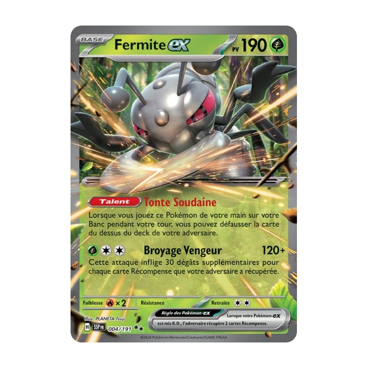 Fermite ex (SSP 004/191) - Carte Pokémon Étincelles Déferlantes EV08