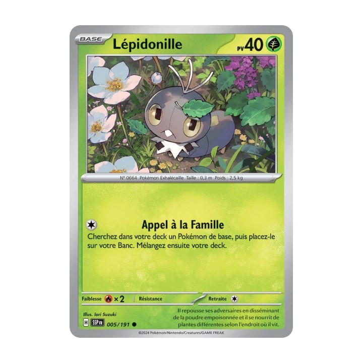 Lépidonille (SSP 005/191) - Carte Pokémon Étincelles Déferlantes EV08