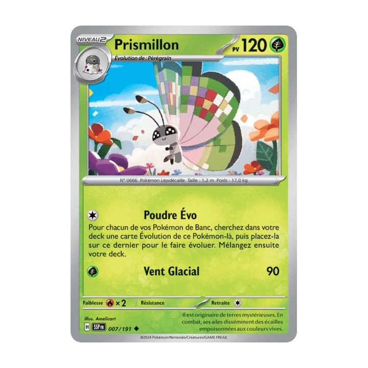 Prismillon (SSP 007/191) - Carte Pokémon Étincelles Déferlantes EV08