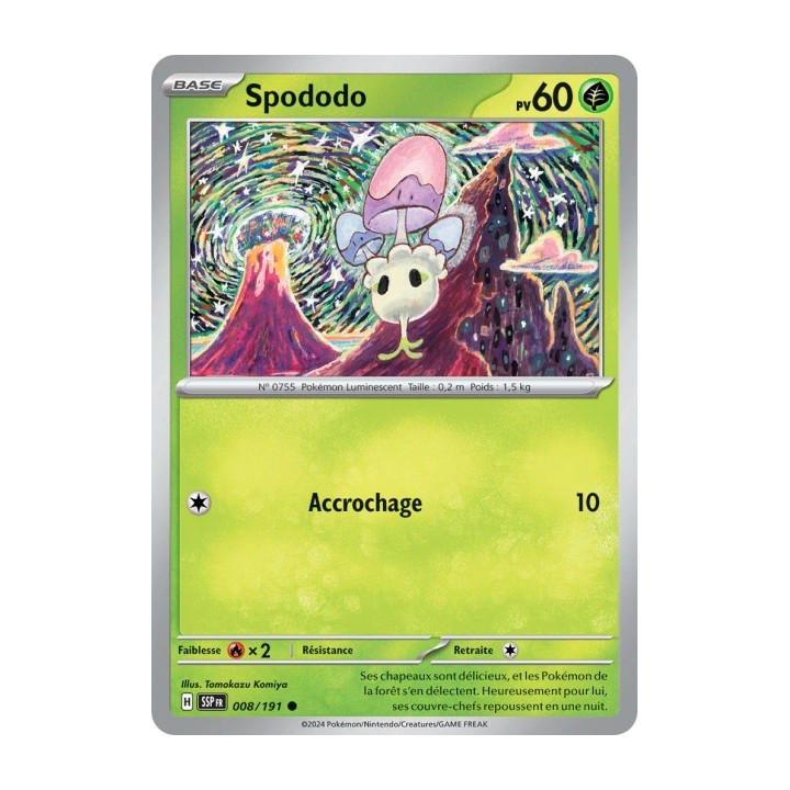 Spododo (SSP 008/191) - Carte Pokémon Étincelles Déferlantes EV08